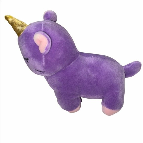 Snug a Babies purple small cat unicorn plush - Picture 2 of 4